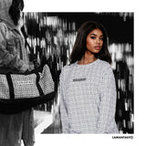 L LAMANTASY Black Printed Sweatshirt