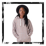 L LAMANTASY Printed Burnt Orange Hoodie