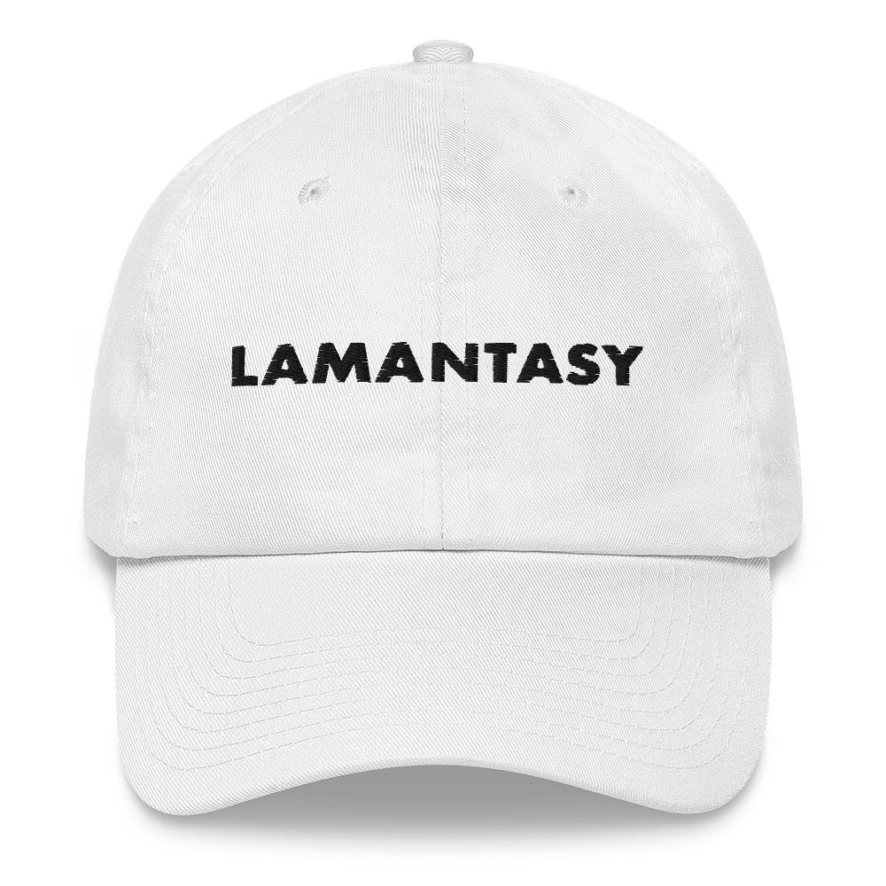 LAMANTASY Dad Hat - White